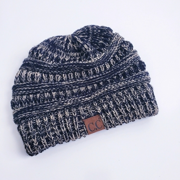 C.C Knit Heathered Beanie Hat - Picture 2 of 6